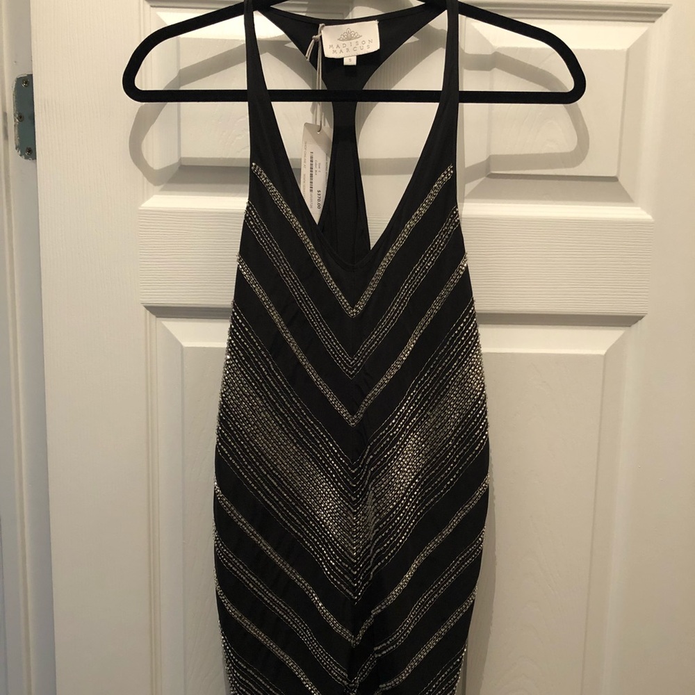 Black silk dress - Picture 2 of 7
